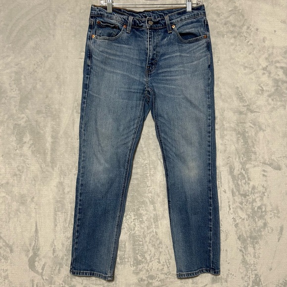 Levis 541 Jeans Mens 30x30 Light Blue Wash Faded Measure 30x28 Athletic Fit - Picture 1 of 10